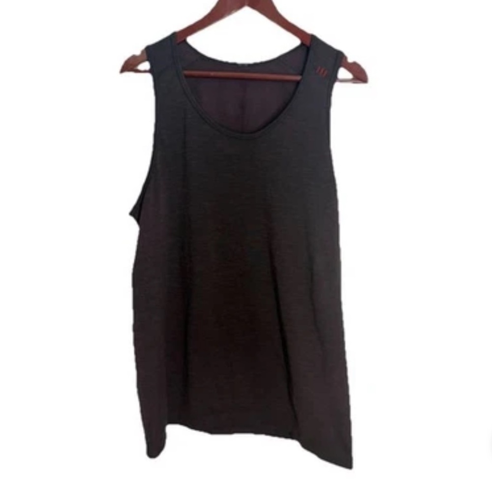 Lululemon Metal Vent Tech Tank Top 2.0 Mens L Heather Black Cherry - Picture 4 of 9